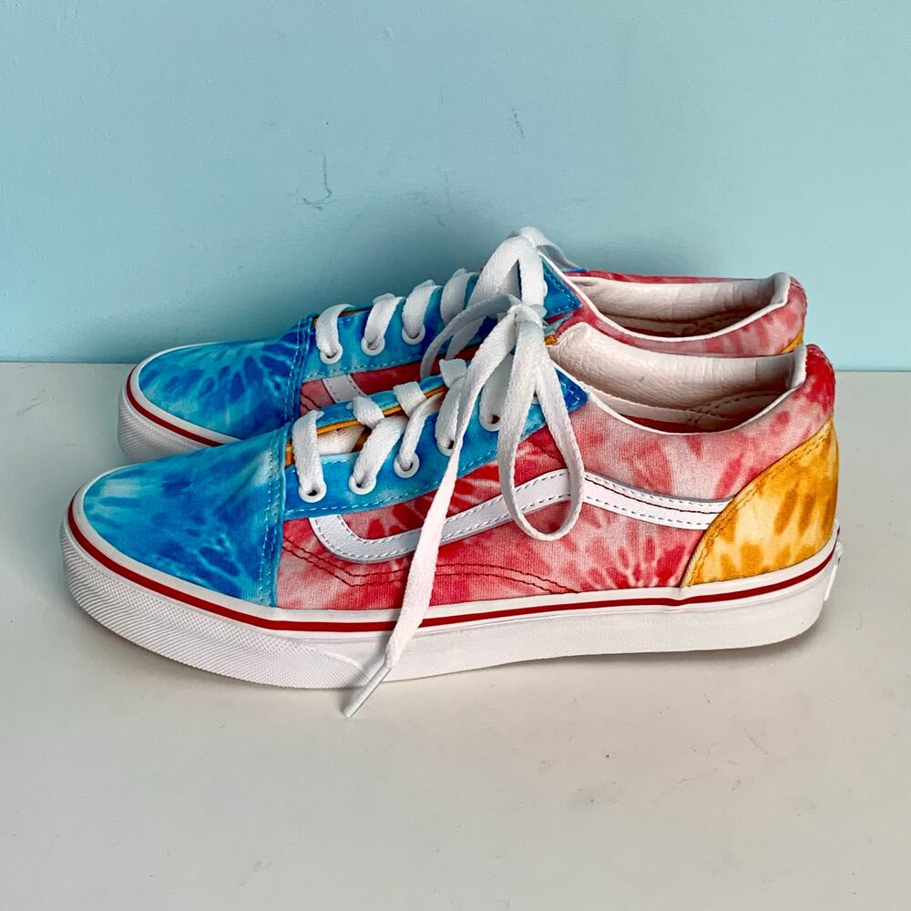 NEW Vans Old Skool Multi Tie Dye Sneakers - Women's Size 6